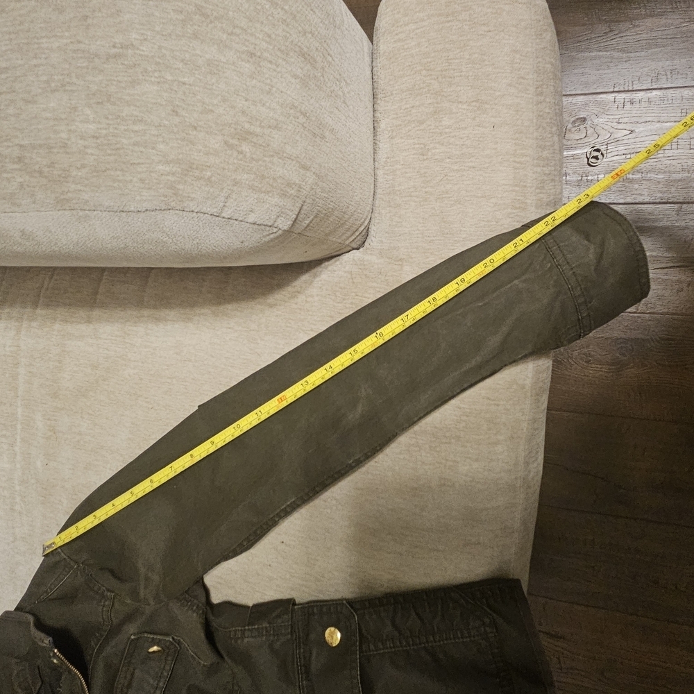 J. Crew Green Utility Jacket With Structured Silh… - image 3